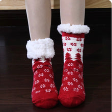 Load image into Gallery viewer, Christmas Home Floor Socks - fits UK size 4-6.5 (6 Pairs)
