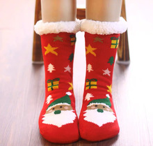 Load image into Gallery viewer, Christmas Home Floor Socks  - fits UK size 4-6.5 (6 Pairs)

