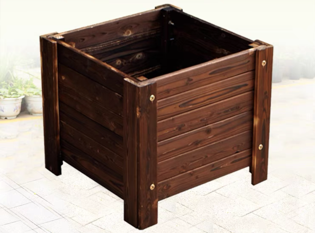 Wooden Flower Pot (Tree Customers Only)